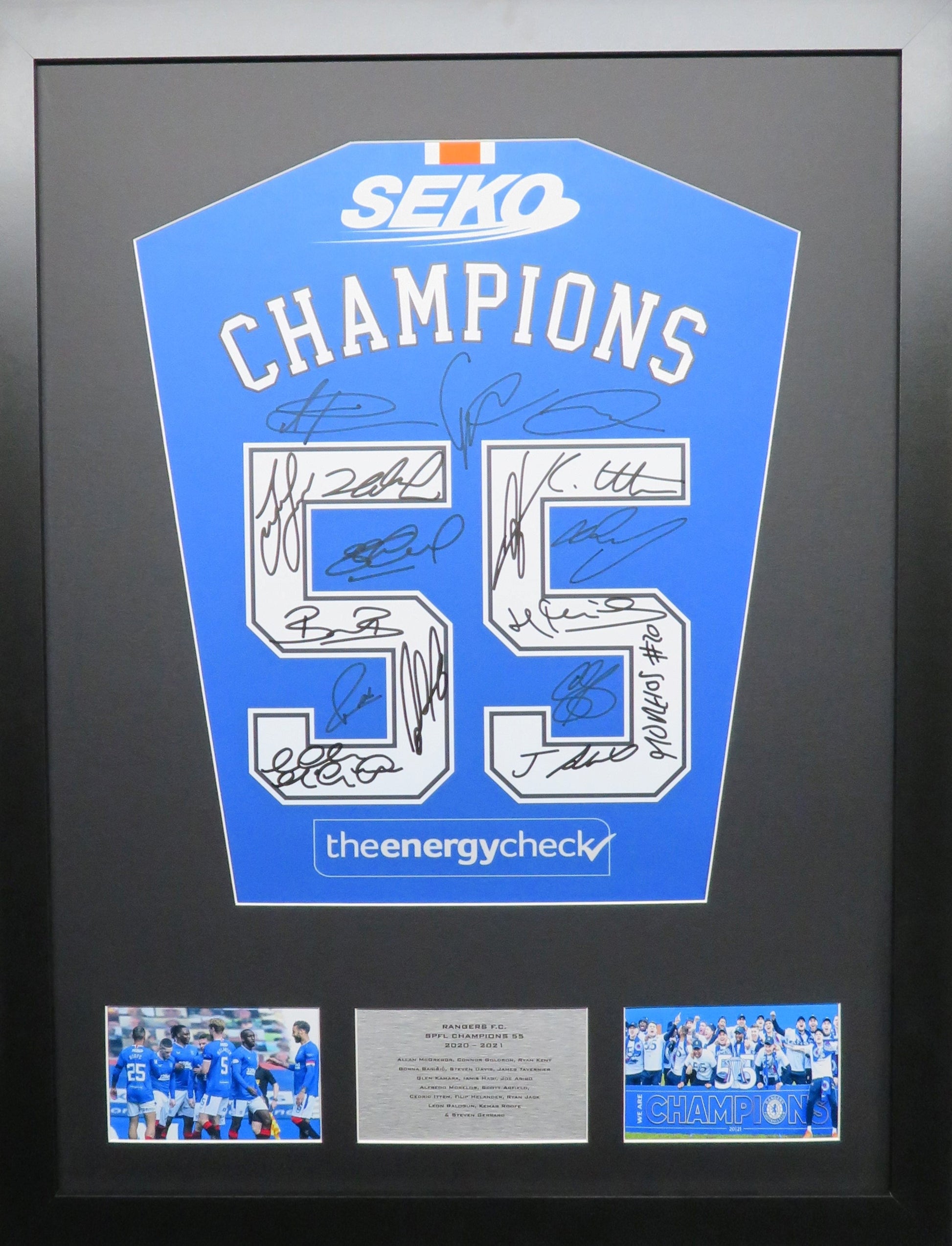 Rangers Team signed Frame