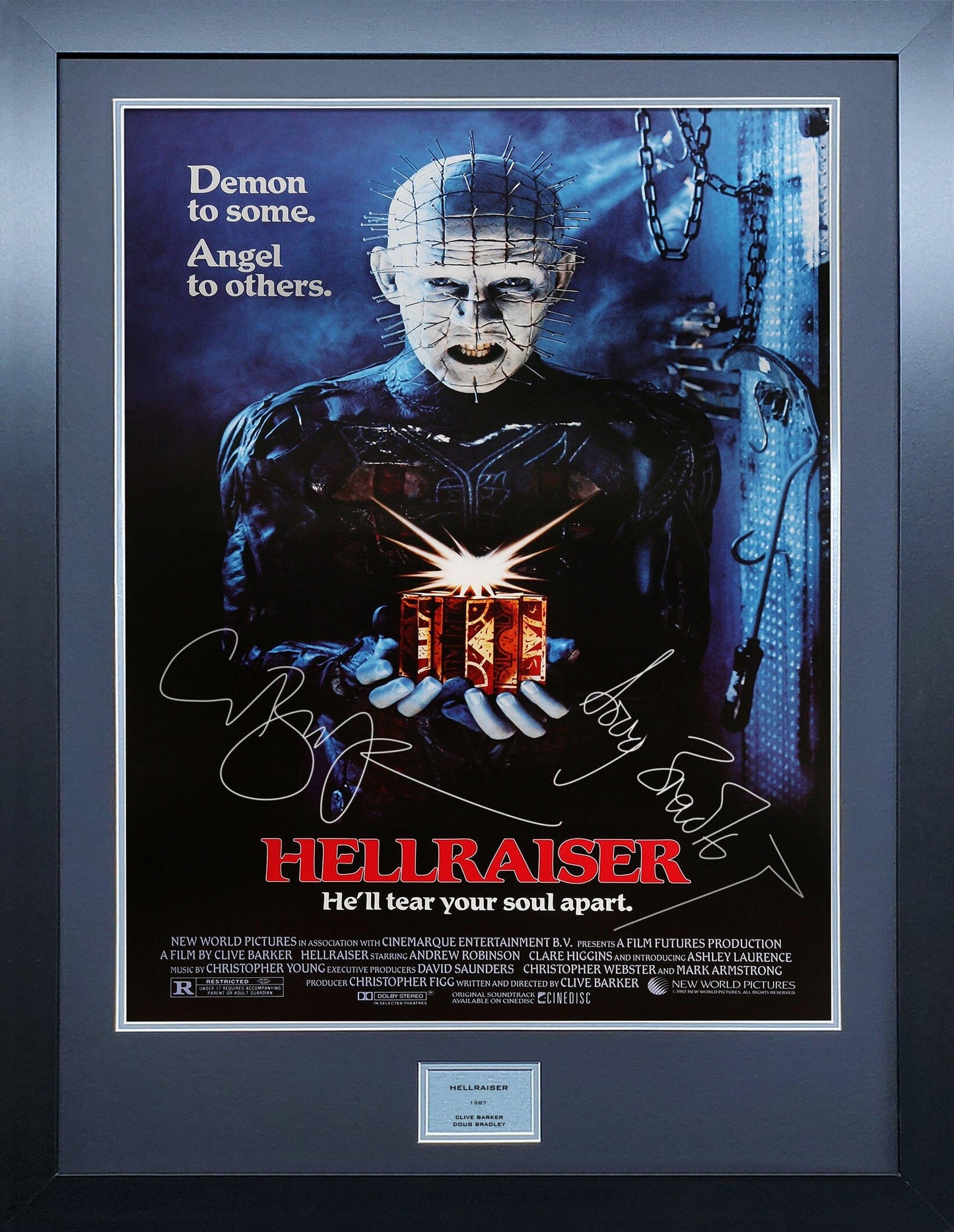 Hellraiser Signed Movie Poster