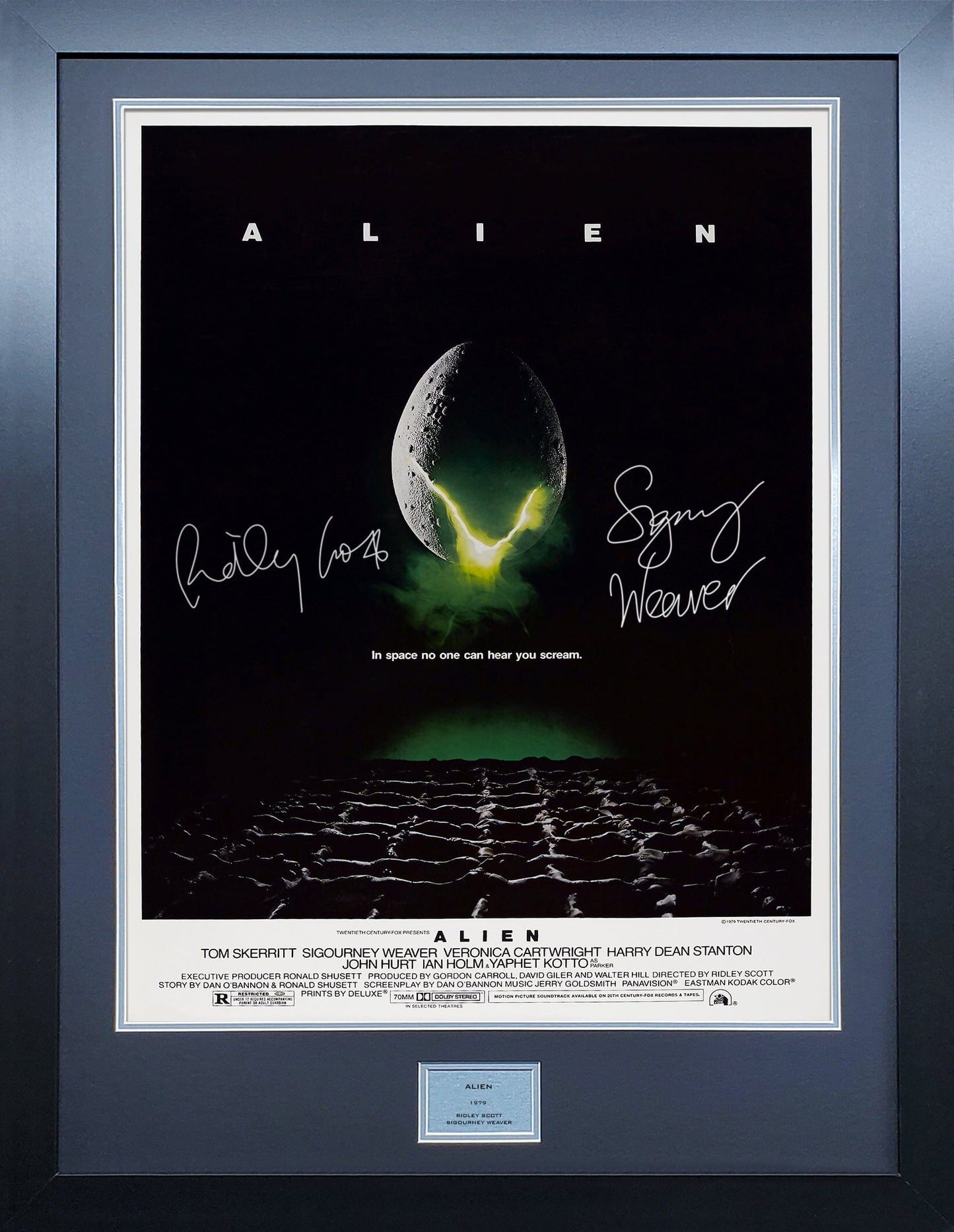 Alien Signed Movie Poster