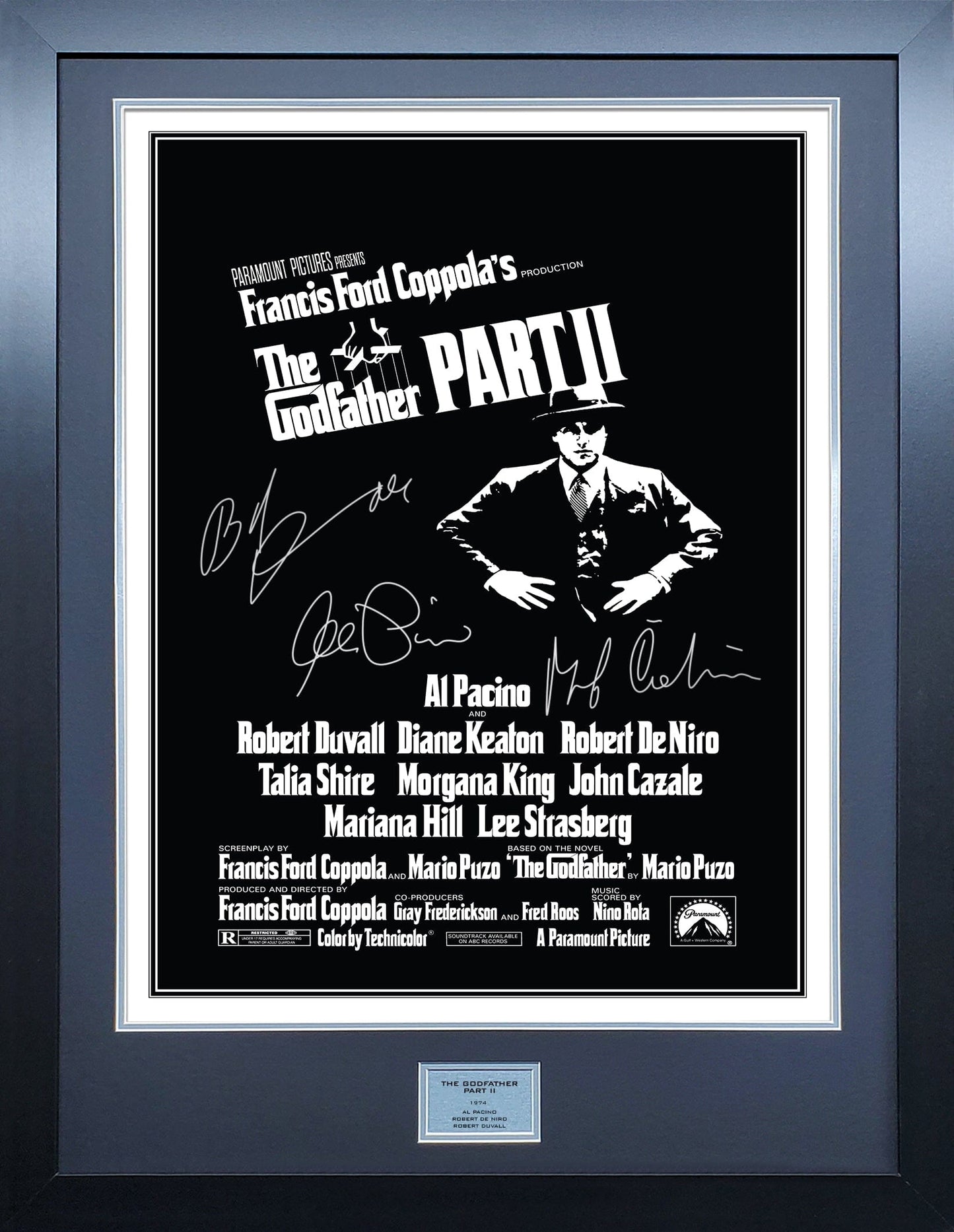 The Godfather Part 2 signed Movie Poster