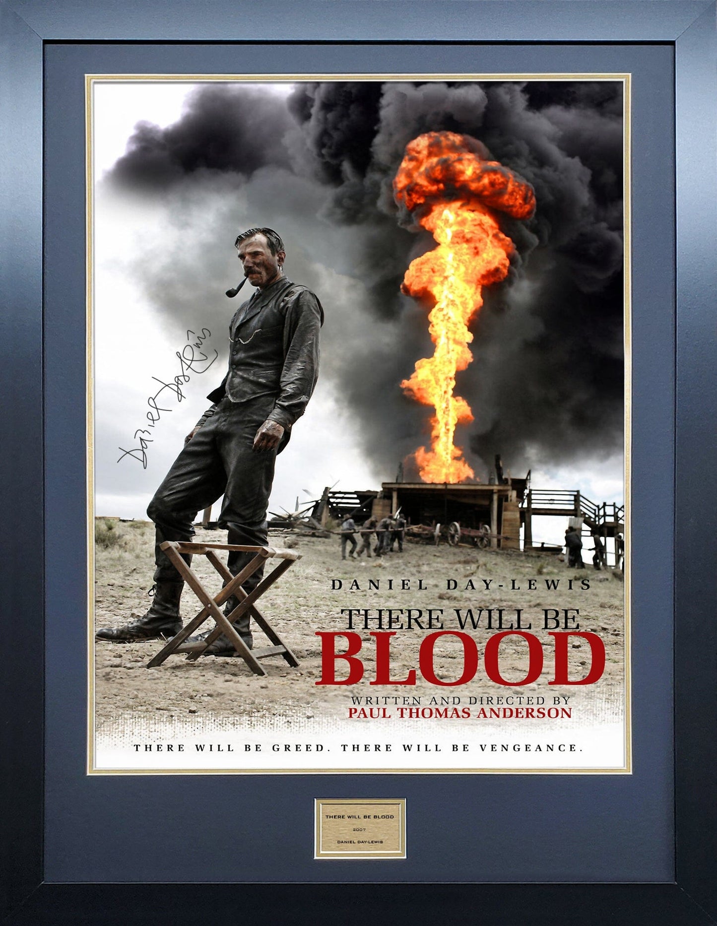 There Will Be Blood Signed Movie Poster