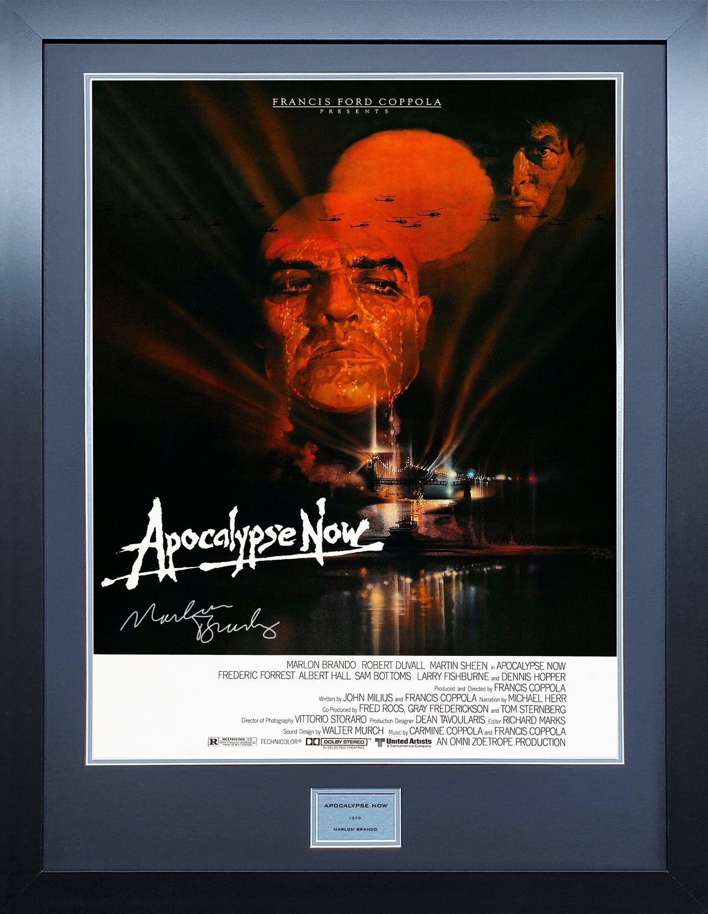 Apocalypse Now Signed Movie Poster
