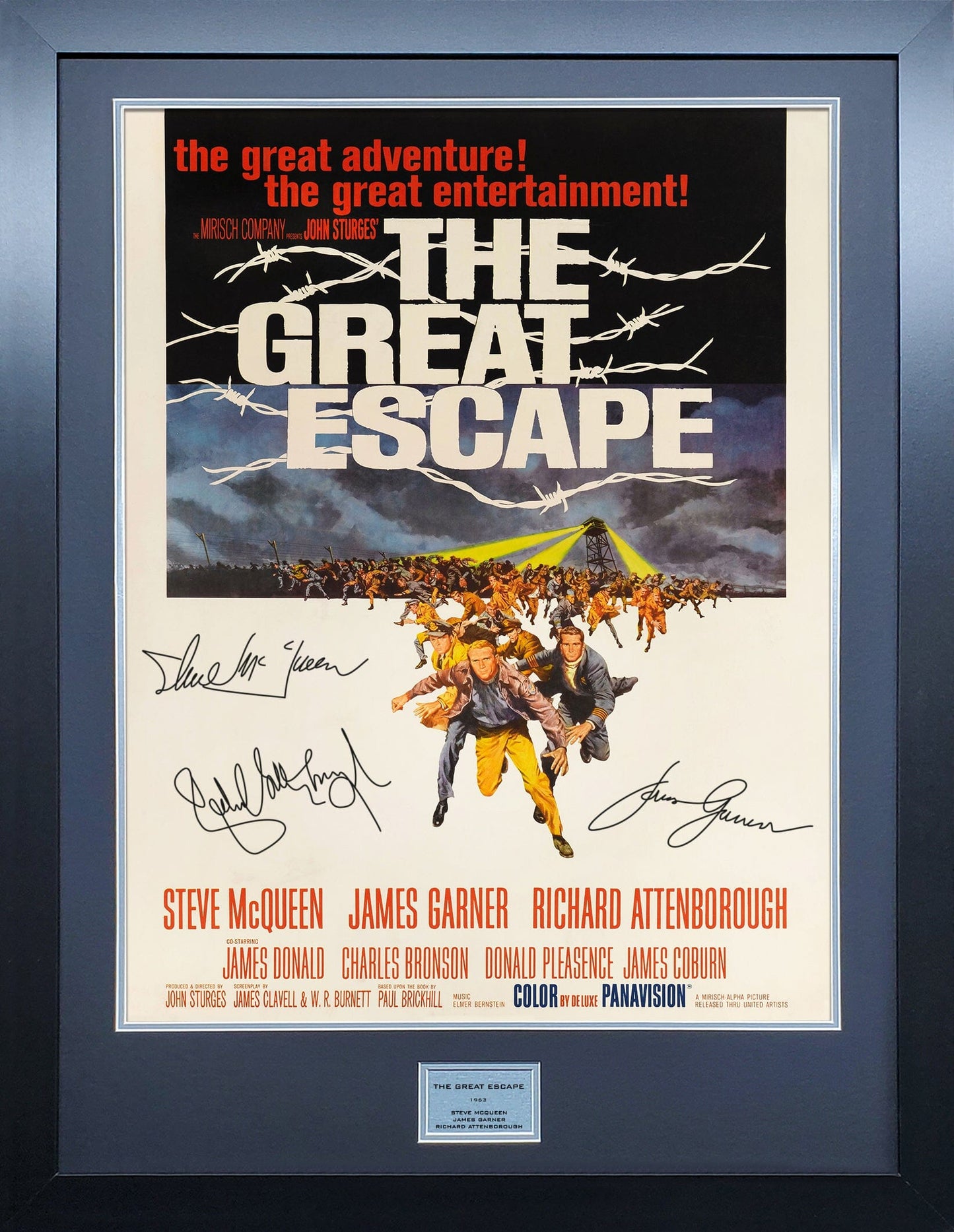 The Great Escape Signed Movie Poster