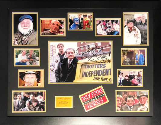 Only Fools and Horses signed montage 1 of 50 Display  Limited Edition