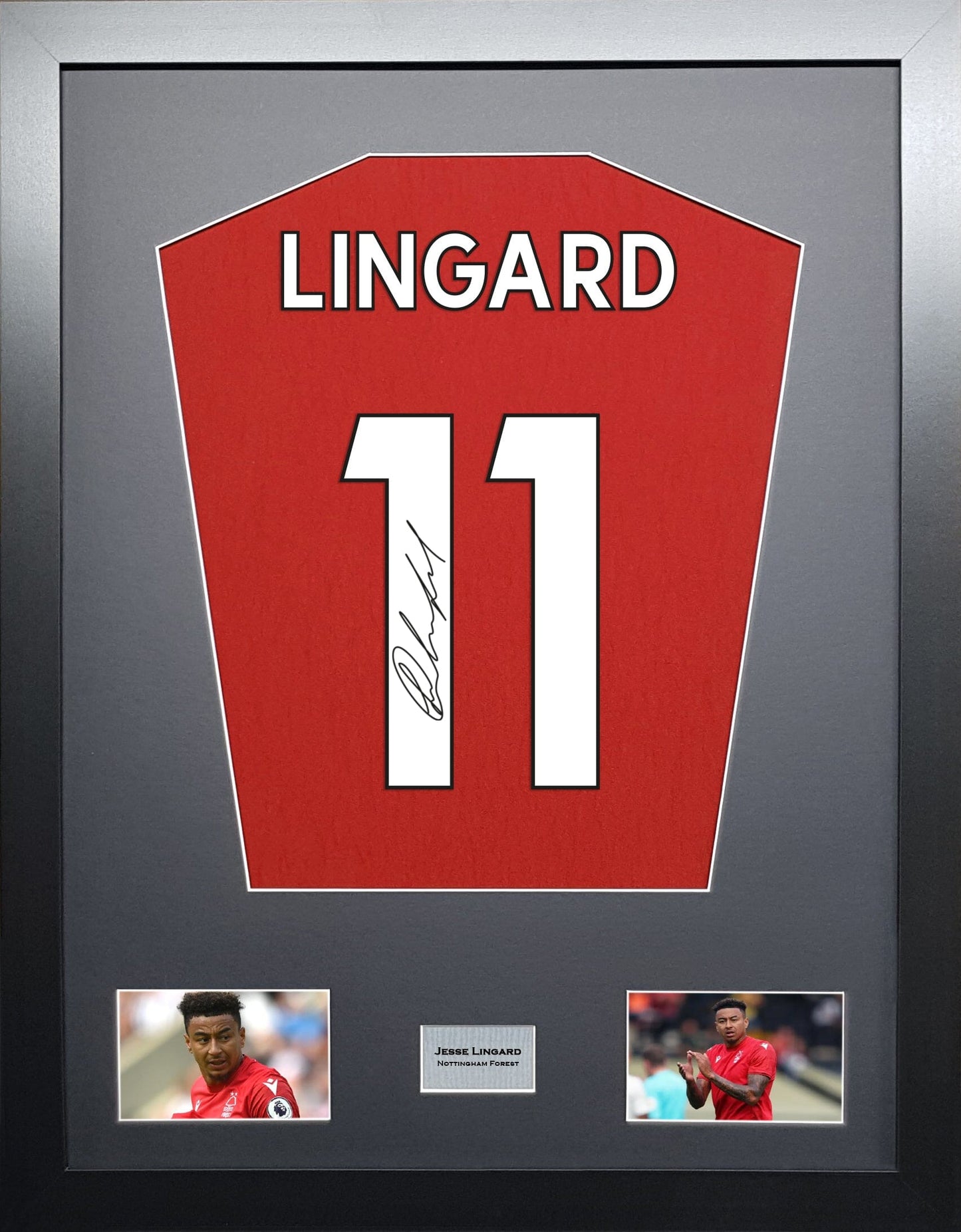 Jesse Lingard Nottingham Forest signed shirt