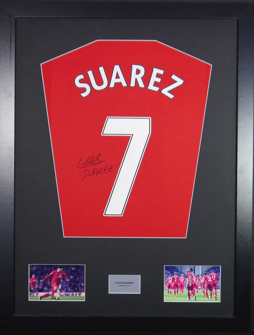 Luis Suarez Signed Photo Print – Liverpool FC Poster, Football Memorabilia, UK-Made