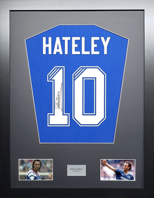 Mark Hateley Rangers signed Shirt Frame