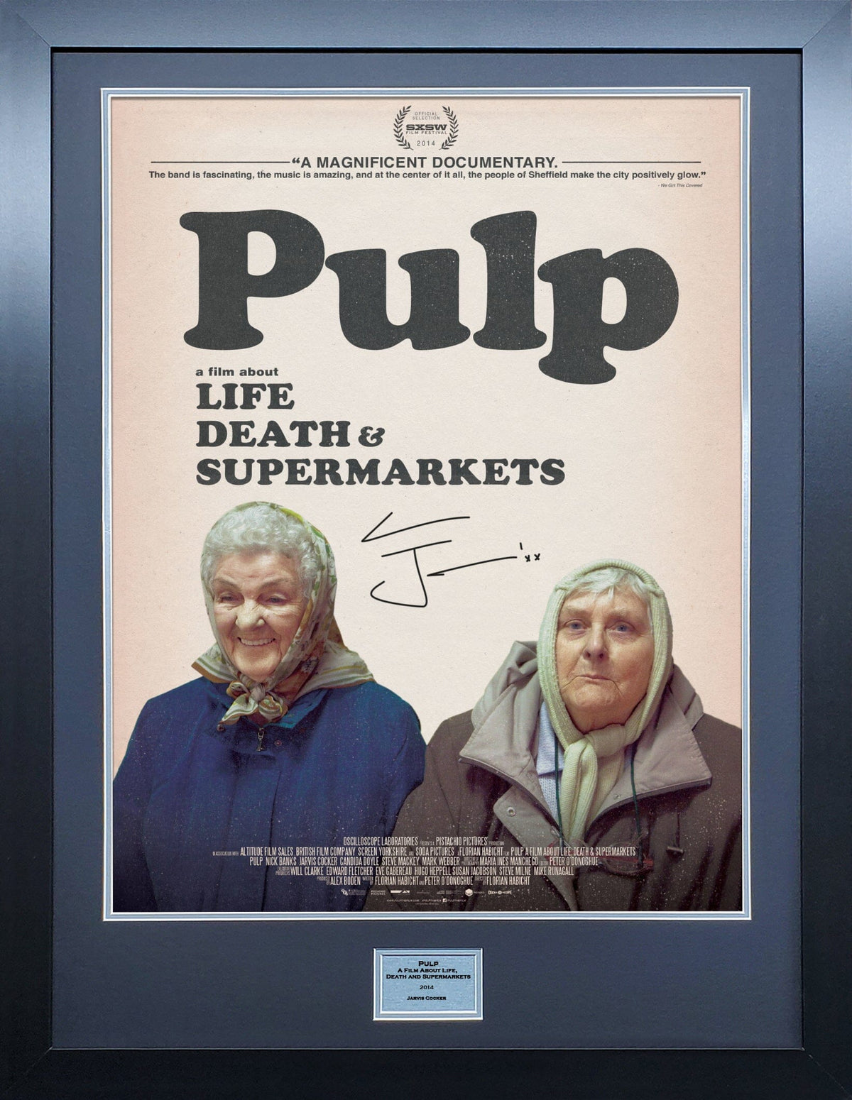 Pulp Signed Pulp A Film About Life, Death and Supermarkets signed Poster – The ...