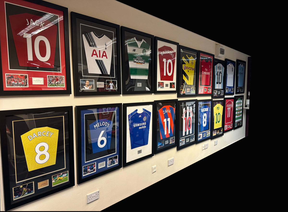 Football Label Frame Football Shirt Framing Kit Large. TWIN PACK . – The Frame Lab