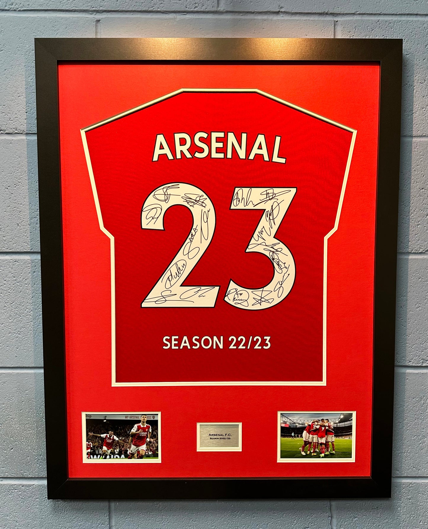 Large Red and White Ez Shirt Framing Kit